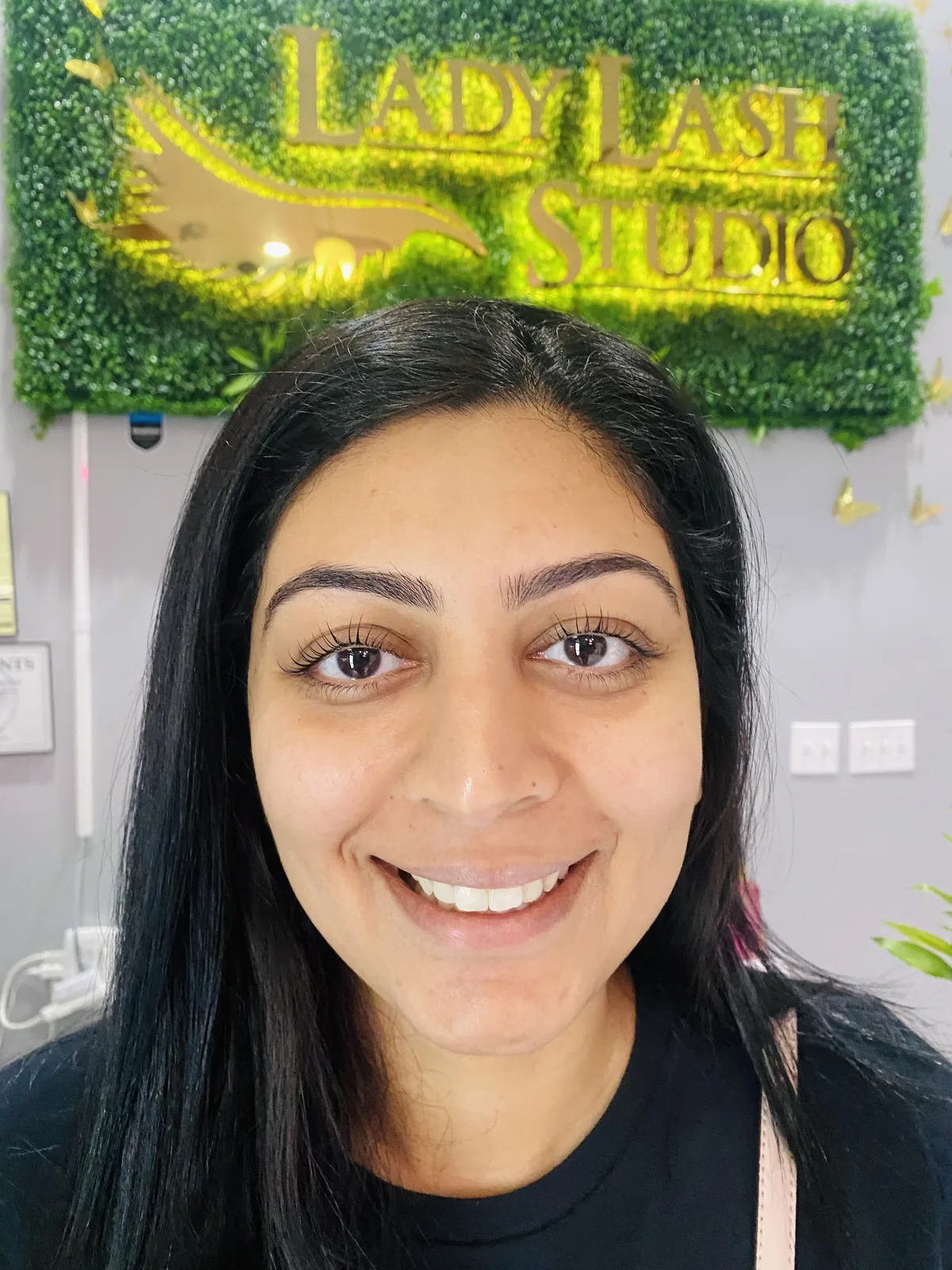 Lash extension work by Lady Lash Studio, Sugar Land TX