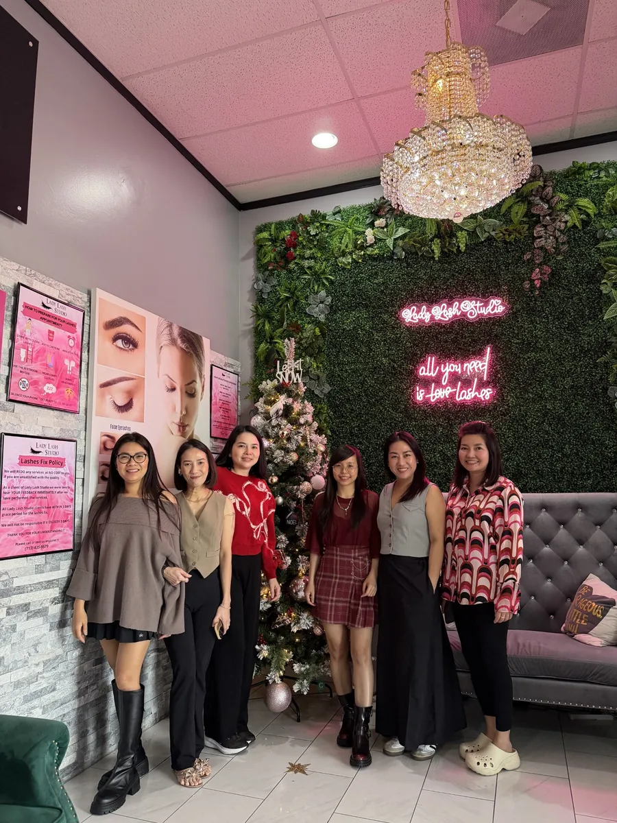 The Lady Lash Studio team in the Sugar Land, TX salon