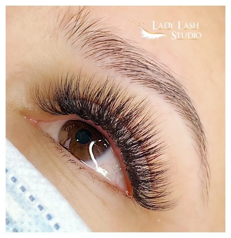 Volume lash work by Lady Lash Studio