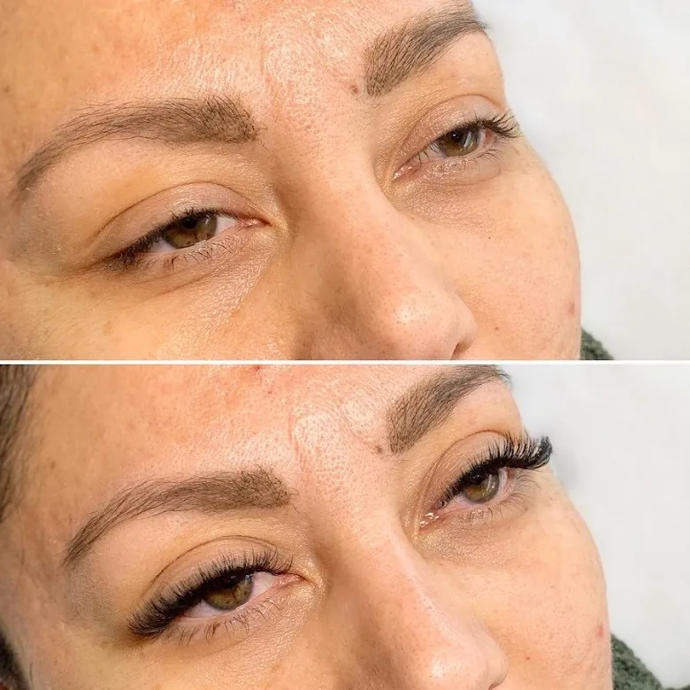 Client eyelash extension results, Lady Lash Studio Sugar Land