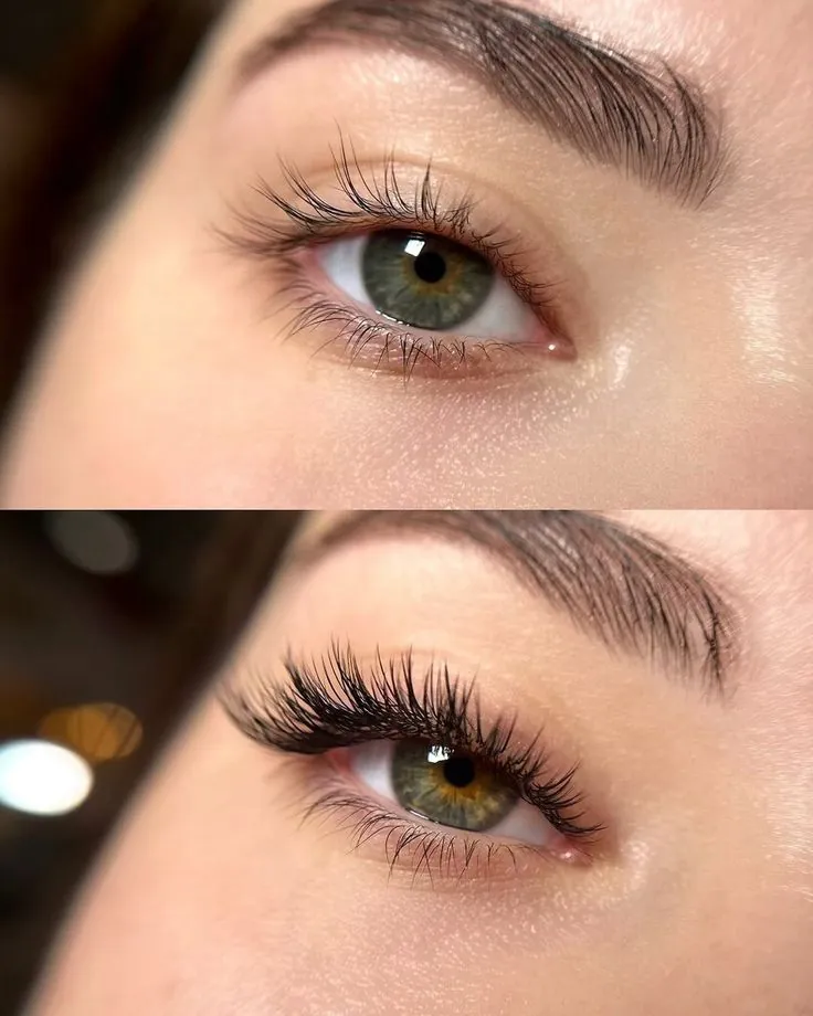 Eyelash extension client work, Lady Lash Studio Sugar Land TX