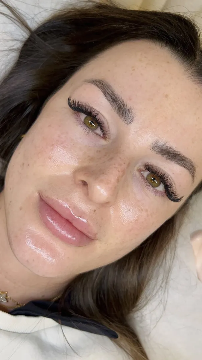 Client lash extensions, Lady Lash Studio Sugar Land TX
