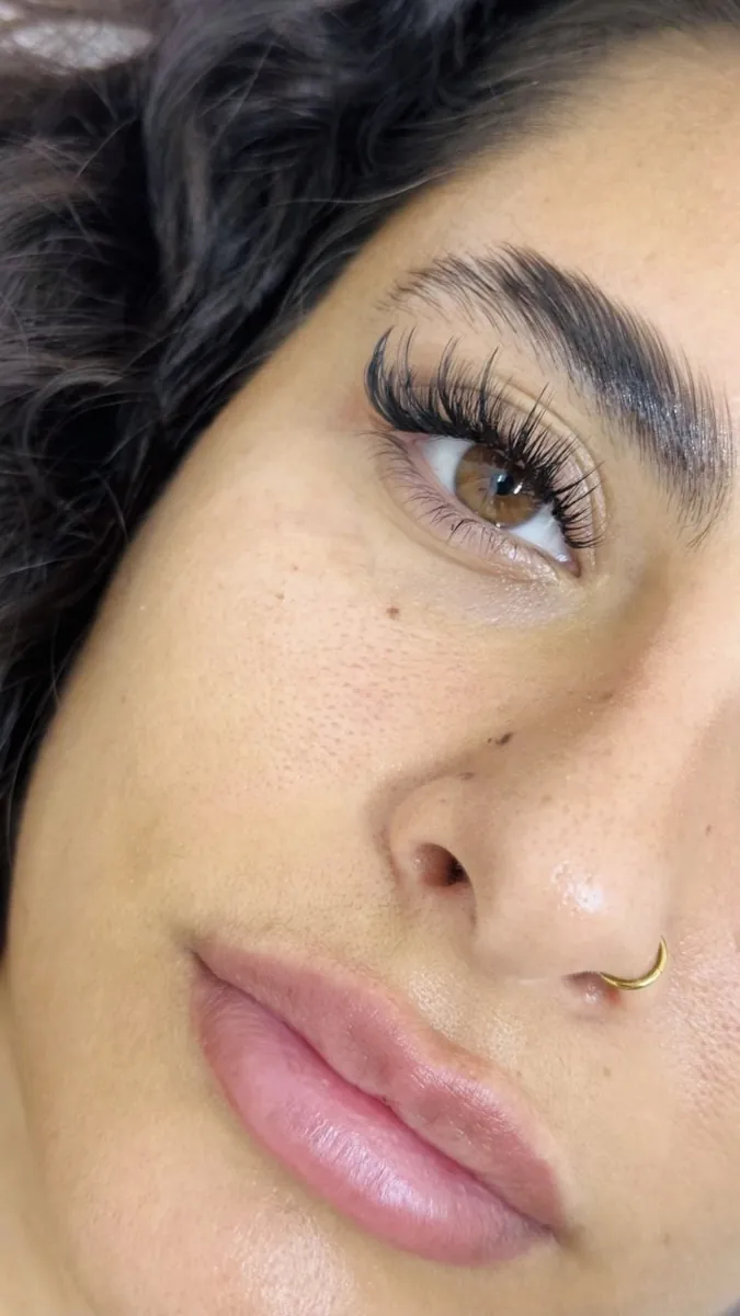 Lash extension application by Lady Lash Studio, Sugar Land, TX