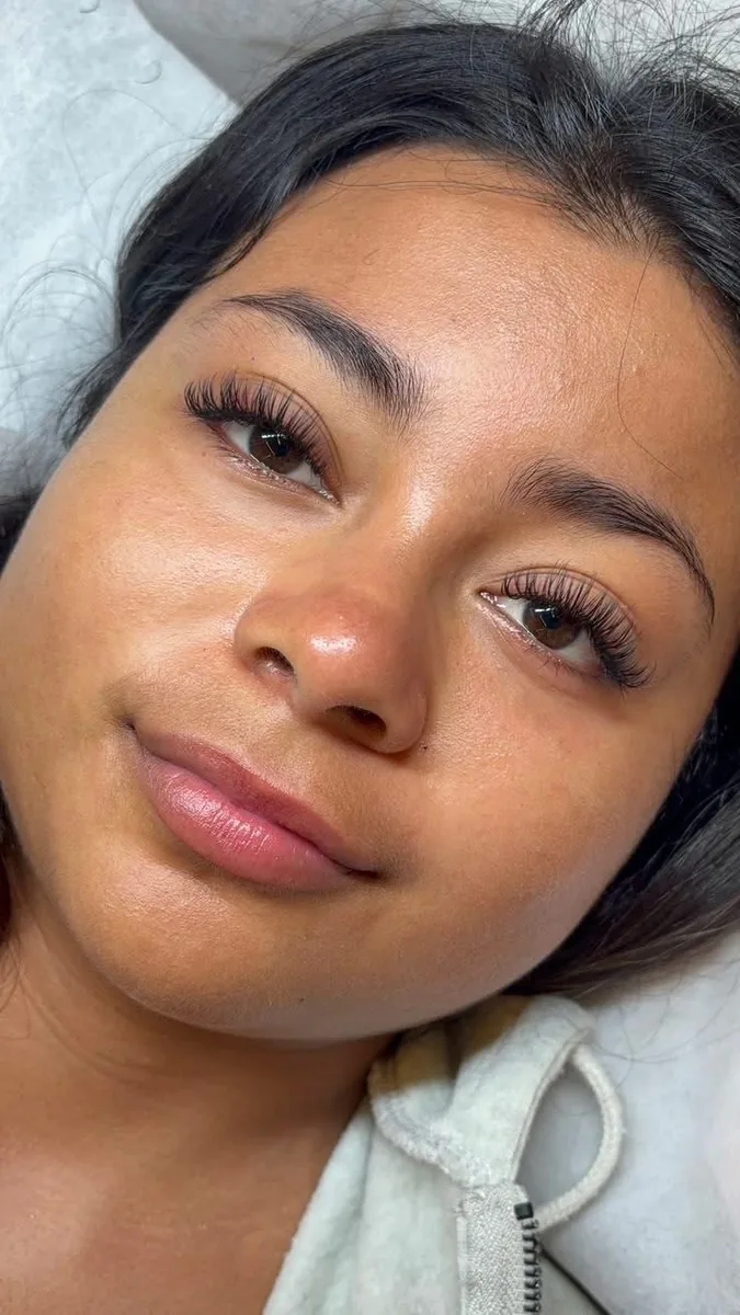 Wet look lash extensions by Lady Lash Studio