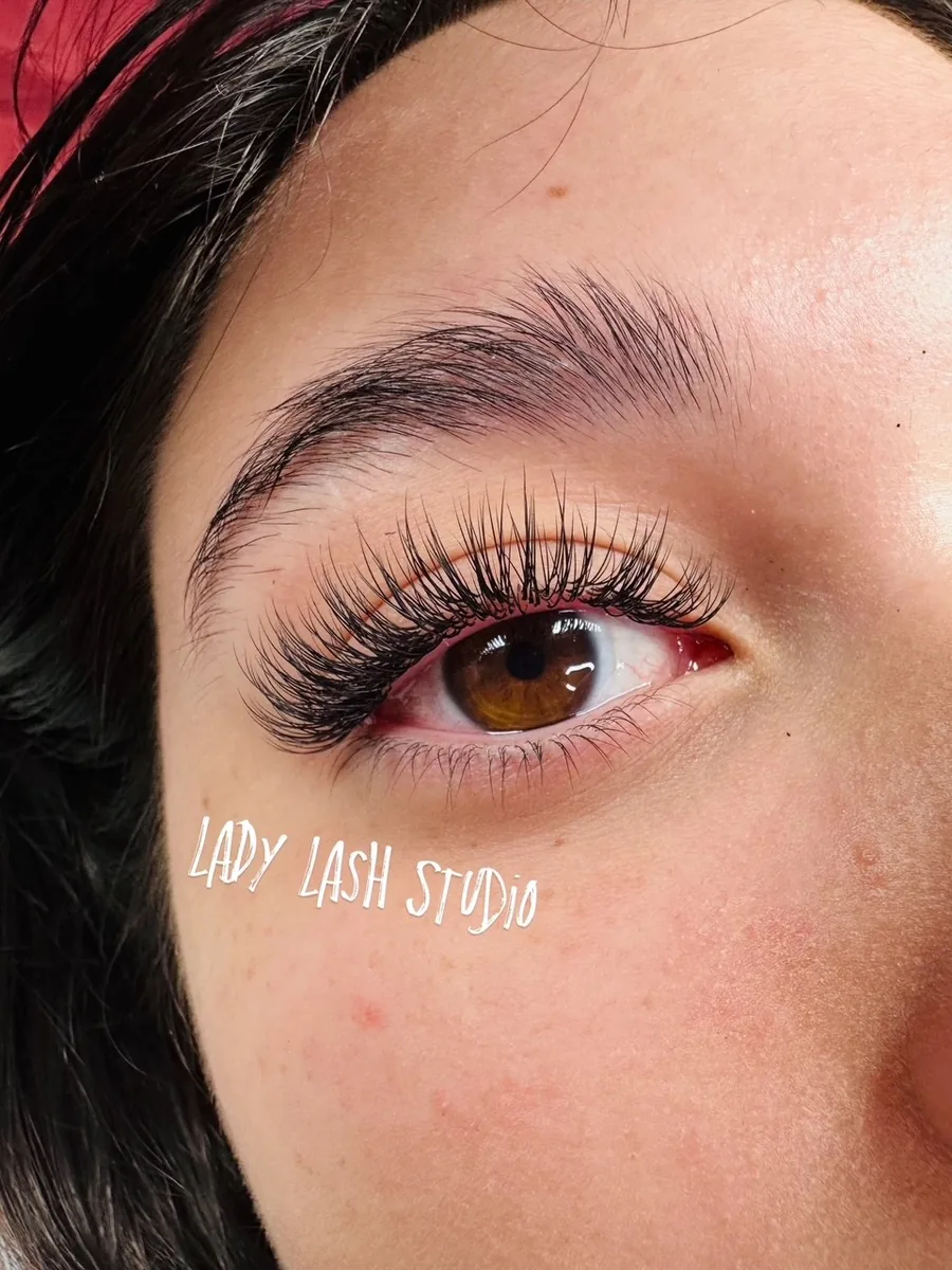 Faux mink lash extensions by Lady Lash Studio
