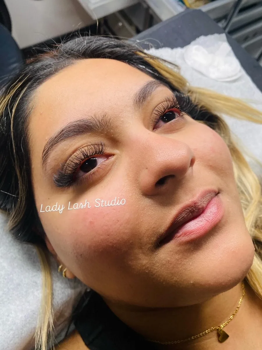 Hybrid lash work by Lady Lash Studio