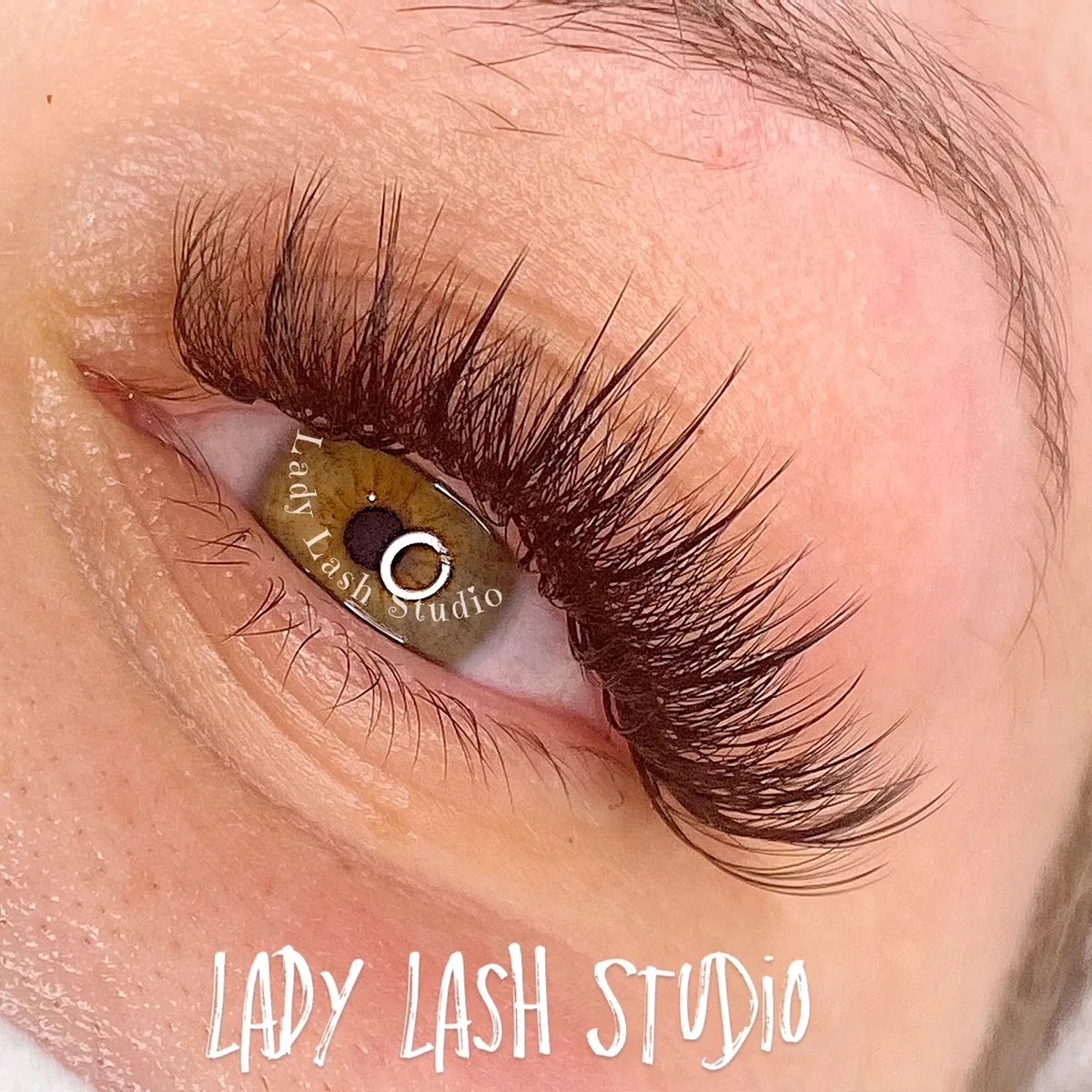 Lash extension work by Lady Lash Studio, Sugar Land, TX