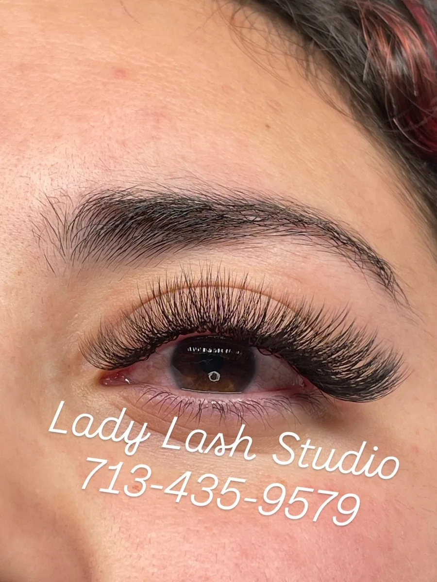 Volume lash work by Lady Lash Studio