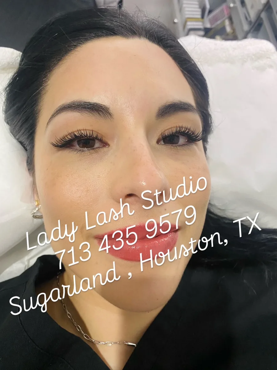 Lash extensions finished look, Lady Lash Studio Sugar Land