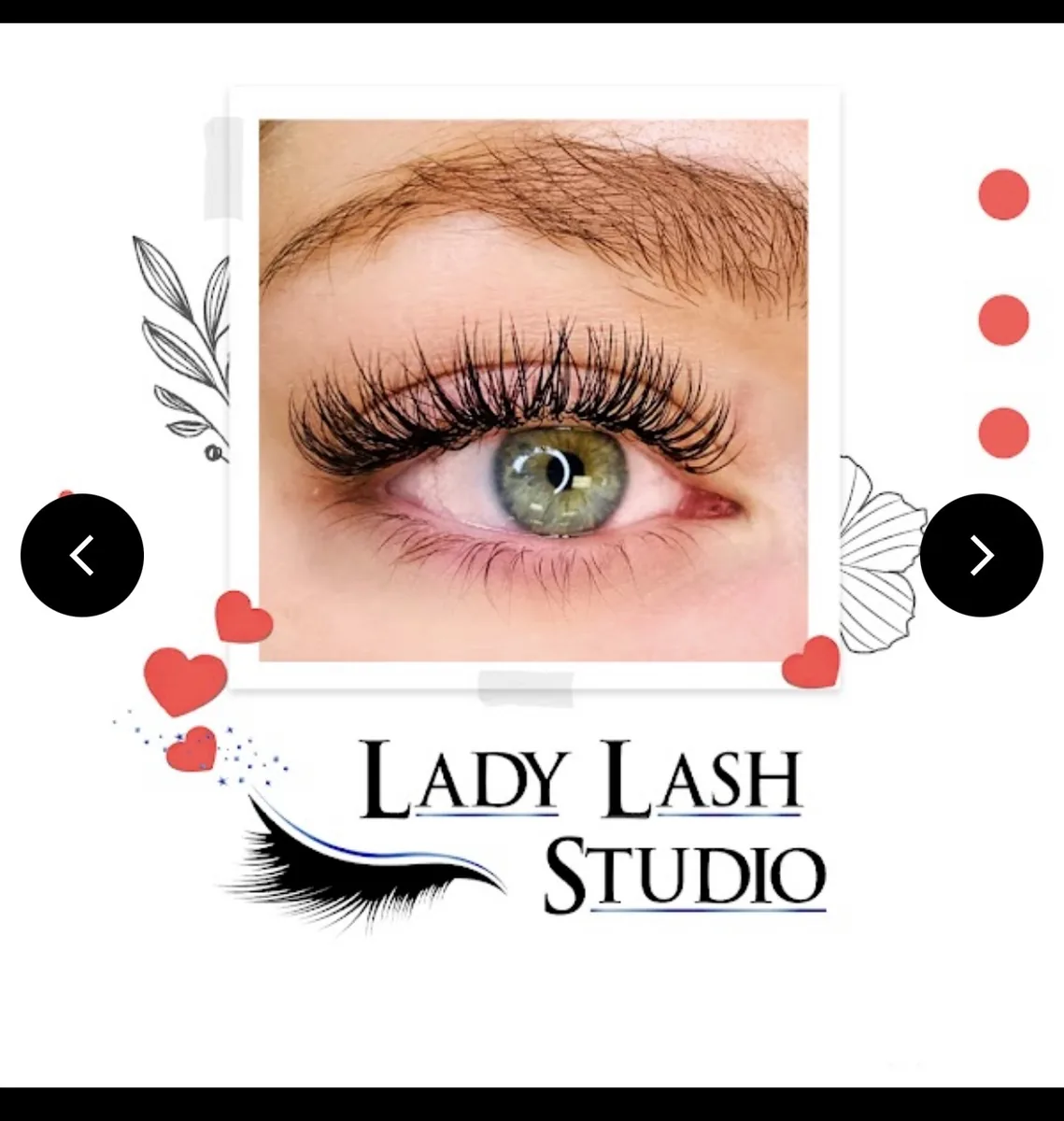 Faux mink lash extensions by Lady Lash Studio