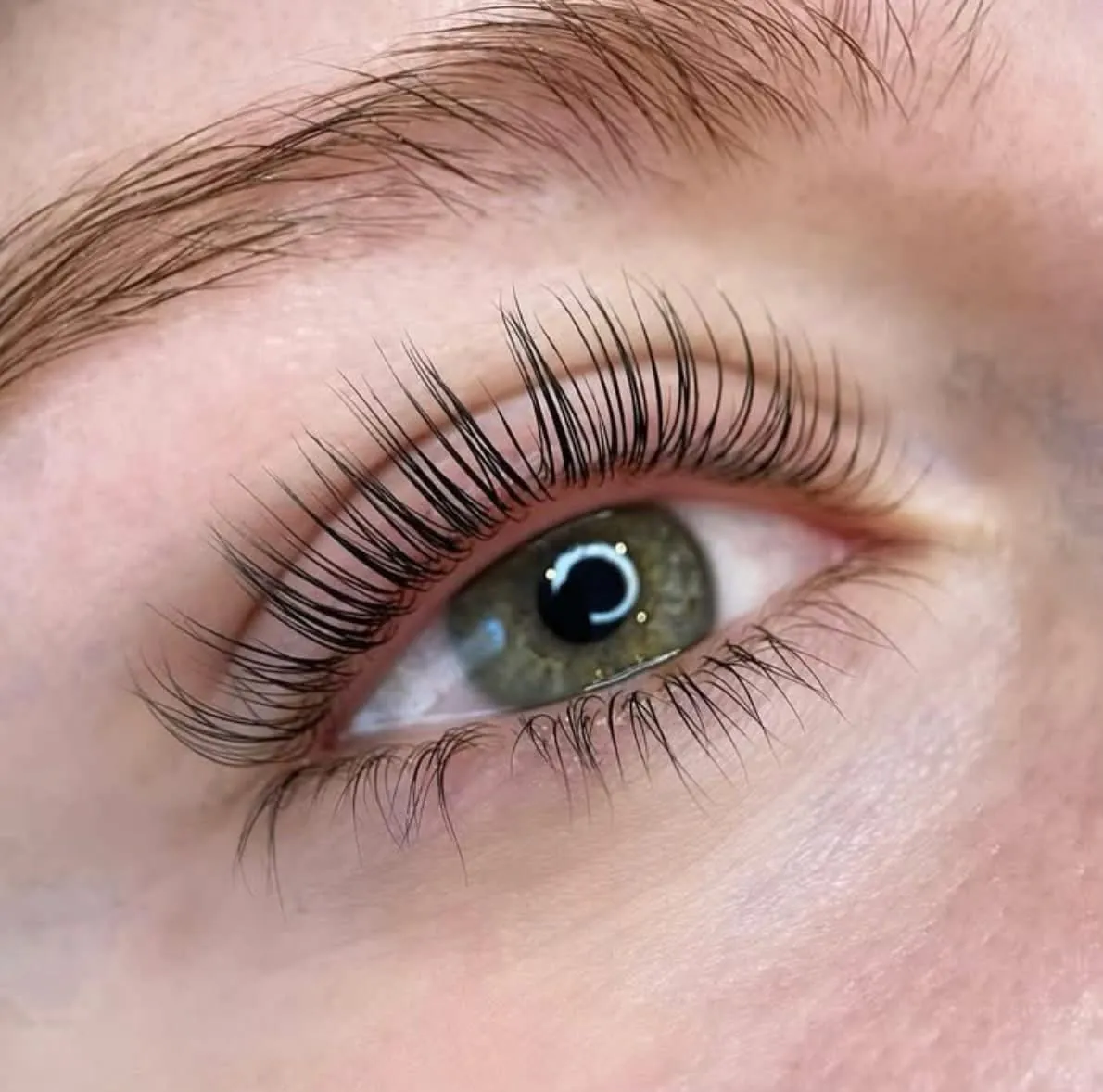 Lash lift and tint result by Lady Lash Studio