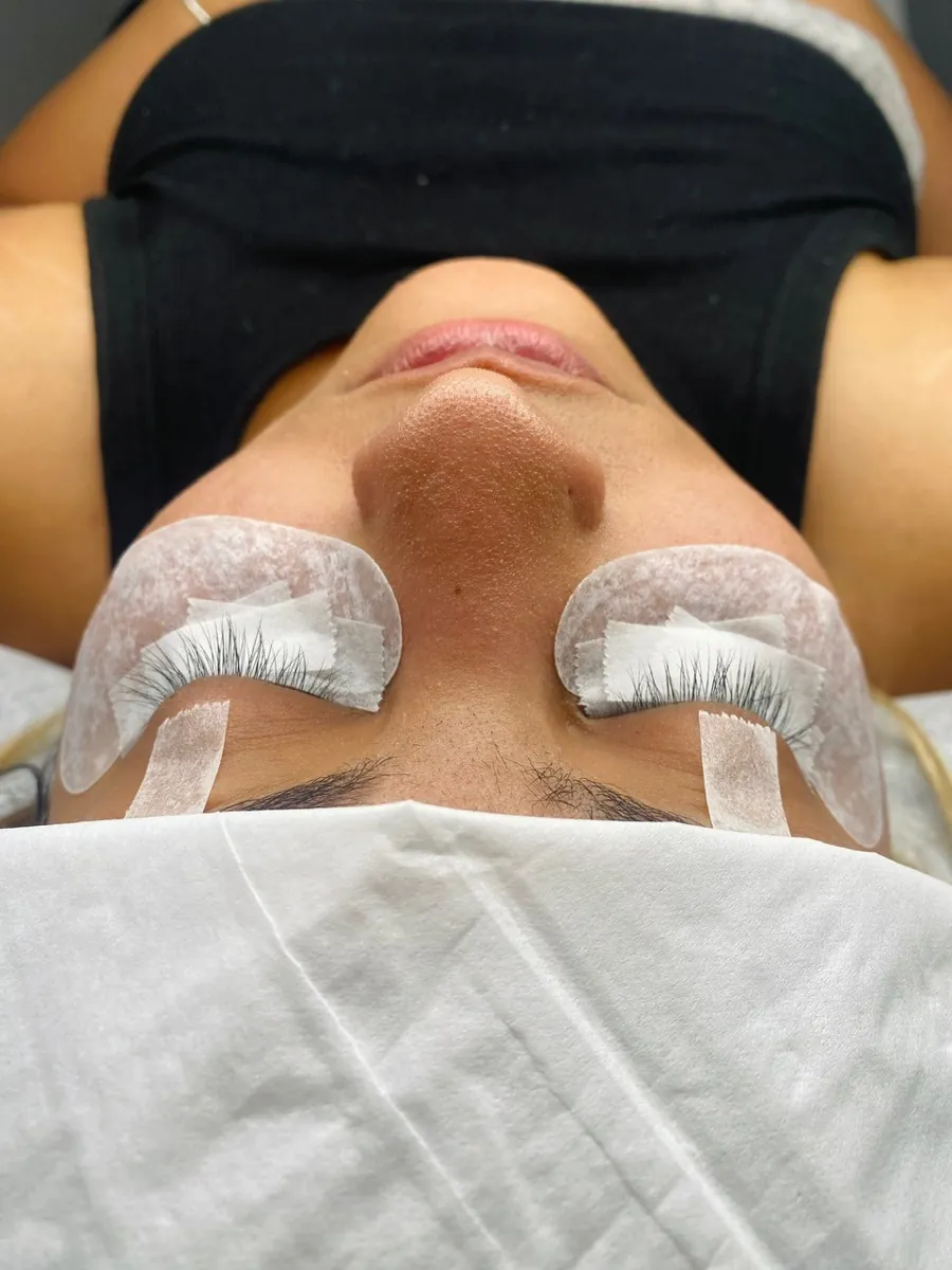 Lash extension application by Lady Lash Studio, Sugar Land, TX