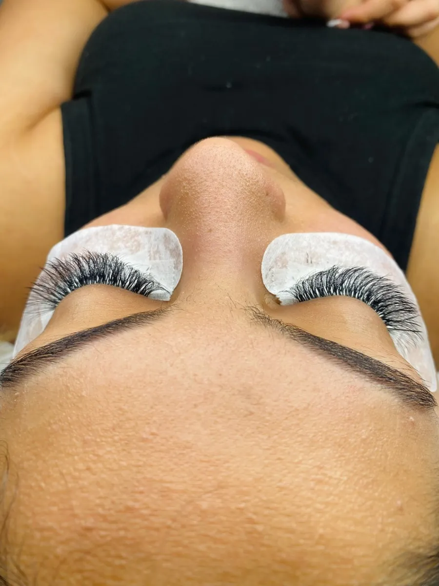 Hybrid lash work by Lady Lash Studio