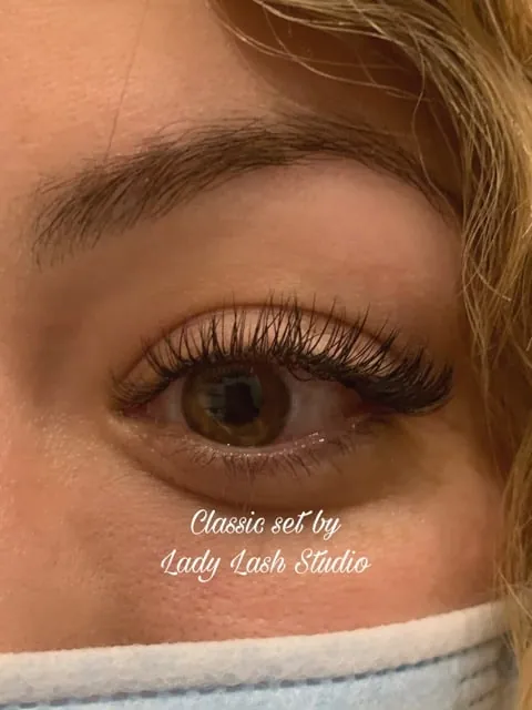 Eyelash extension results by Lady Lash Studio, Sugar Land, TX