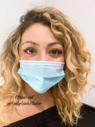 Lash extension work by Lady Lash Studio, Sugar Land, TX