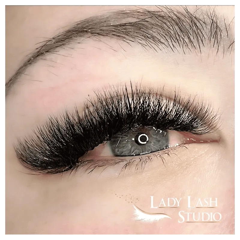 Client eyelash extension results, Lady Lash Studio Sugar Land