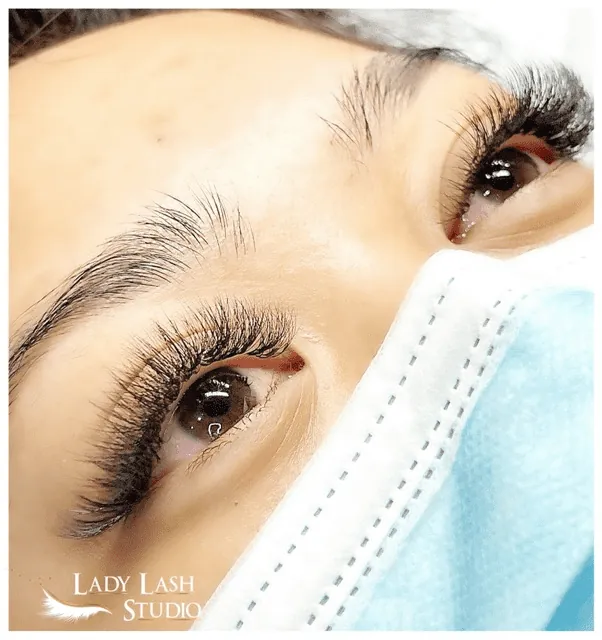 Lash set by Lady Lash Studio, Sugar Land, Texas