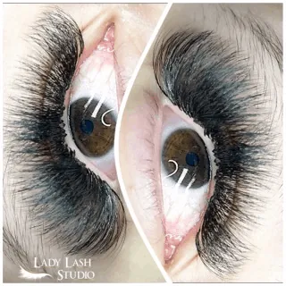 Client lash extensions, Lady Lash Studio Sugar Land TX