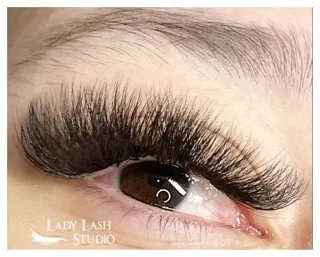 Eyelash extension set by Lady Lash Studio, Sugar Land, TX