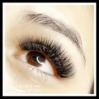 Volume lash work by Lady Lash Studio