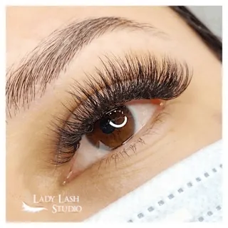 Volume lash work by Lady Lash Studio