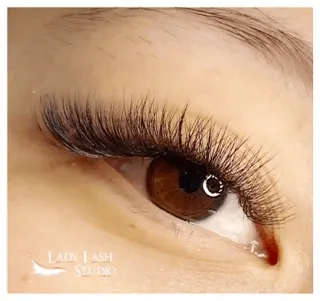 Volume lash work by Lady Lash Studio