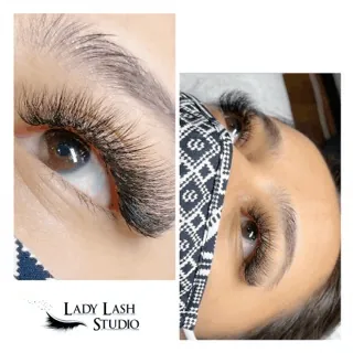 Eyelash extension client work, Lady Lash Studio Sugar Land TX