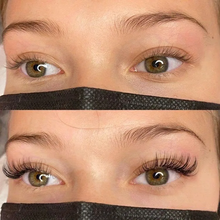 Faux mink lash extensions by Lady Lash Studio