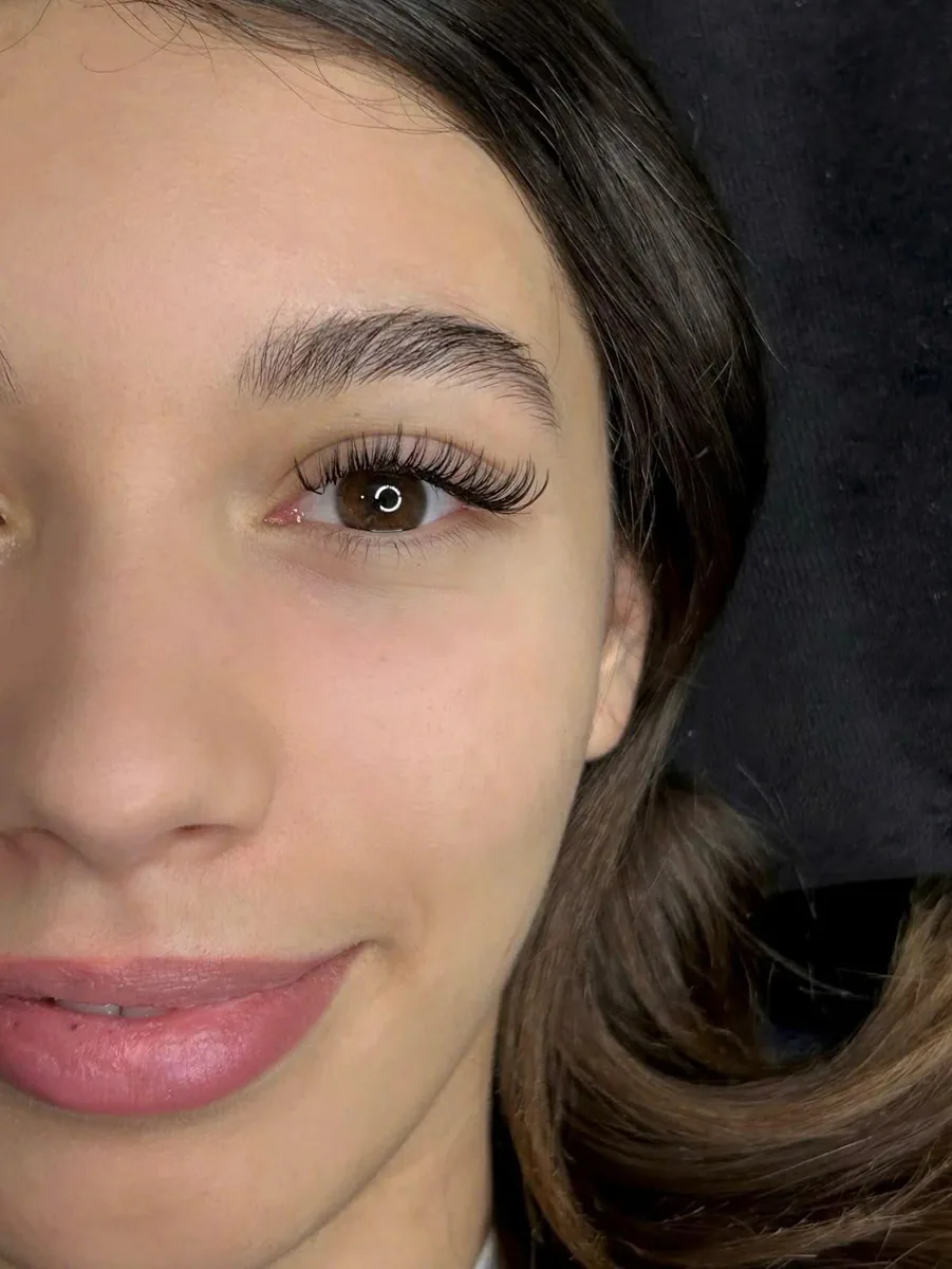 Hybrid lash work by Lady Lash Studio