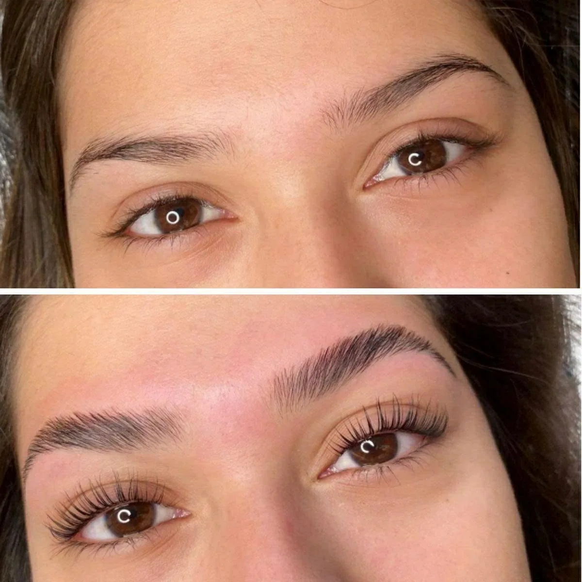 Lash lift and tint result by Lady Lash Studio