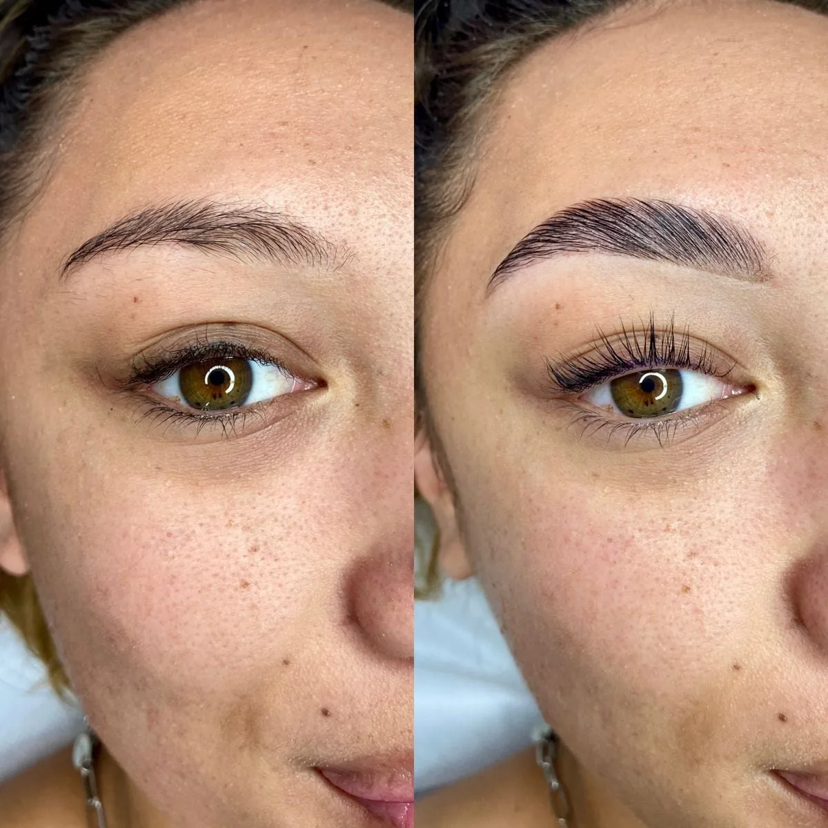 Brow lamination result by Lady Lash Studio