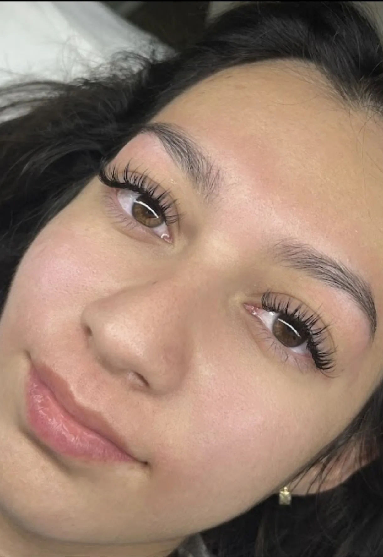 Wet look lash extensions by Lady Lash Studio
