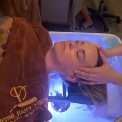 Relaxing head spa treatment in Sugar Land TX