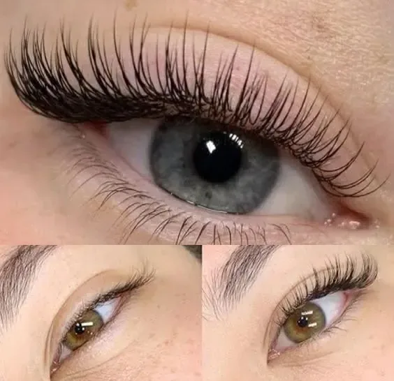 Faux mink individual eyelash extensions in Sugar Land TX