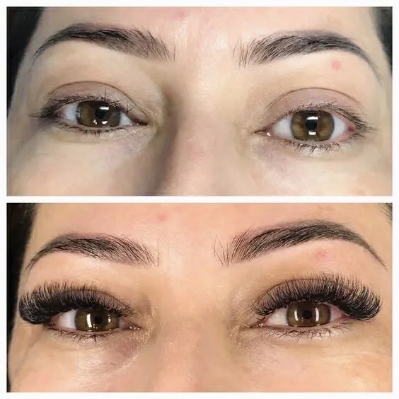 Premium 3D to 5D volume eyelash extensions in Sugar Land TX
